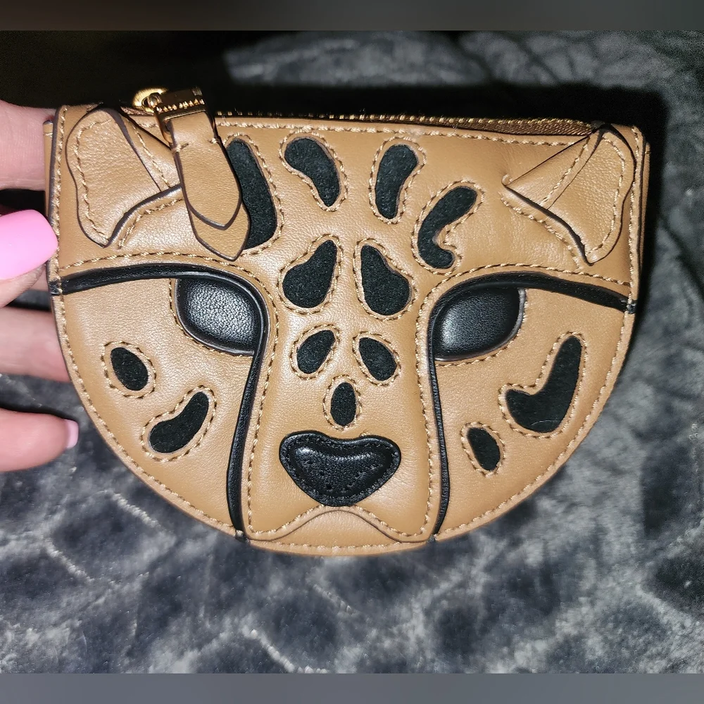 Kate Spade New York Leather Lucy 3D Leopard Tiger Coin Purse Wallet - Picture 5 of 6